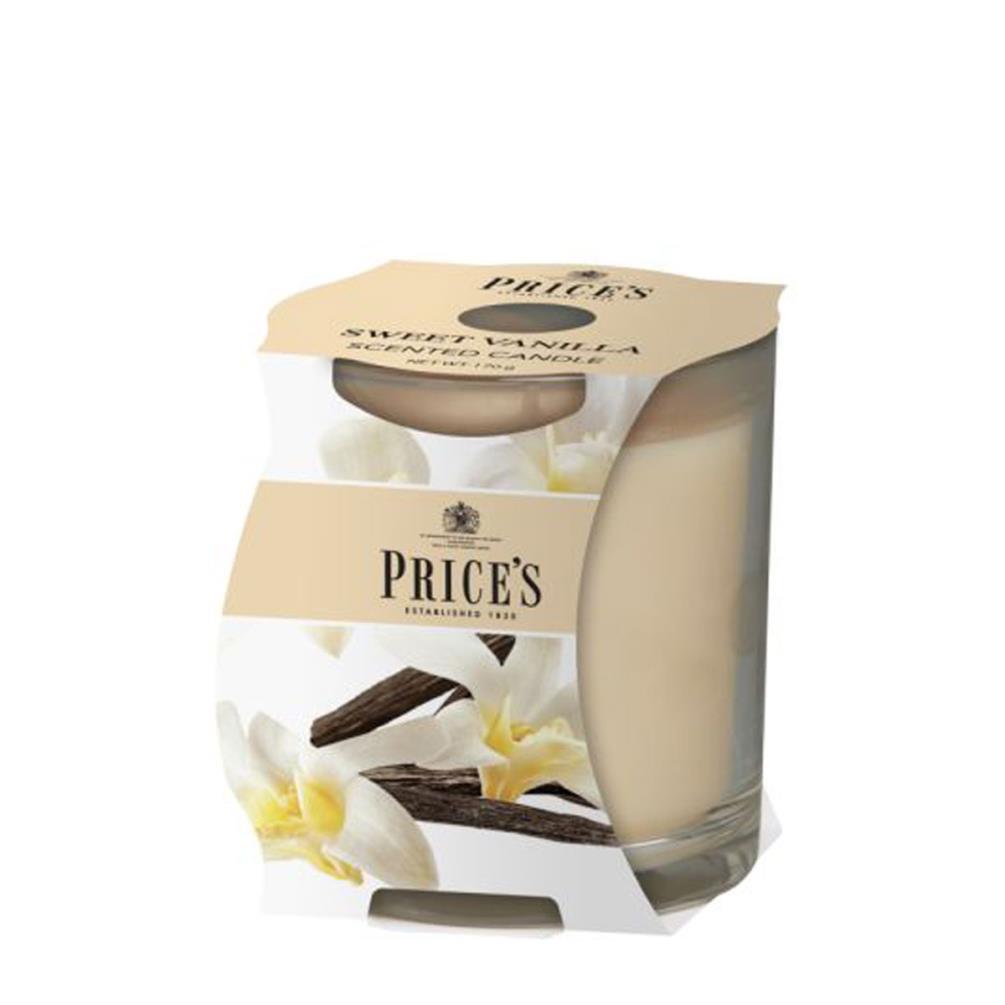 Price's Sweet Vanilla Boxed Small Jar Candle Extra Image 1